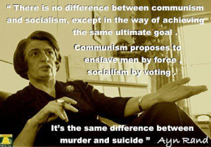 communism versus socialism by ayn rand
