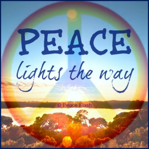 peace lights the way
