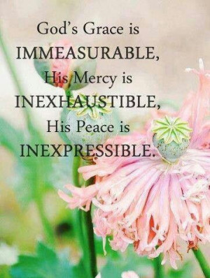 God's grace, mercy, peace