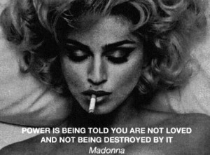 Madonna knows best