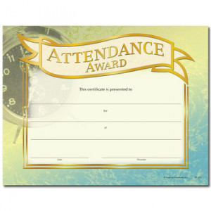 Home > Attendance Award Gold Foil-Stamped Certificates
