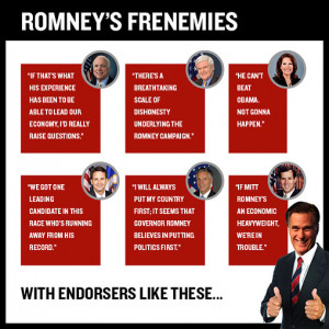 Like Santorum, a significant number of Romney's endorsers are former ...