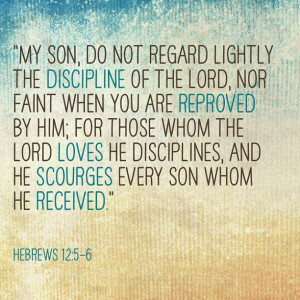 hebrews 12:5-6 #verse #quote