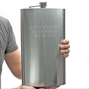 Sasquatch 128oz Extremely Large Flask (Engravable)
