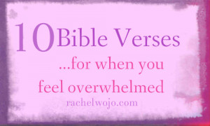 ... is overwhelmed; Lead me to the rock that is higher than I. Psalm 61:2