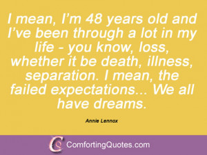 Annie Lennox Quotes And Sayings