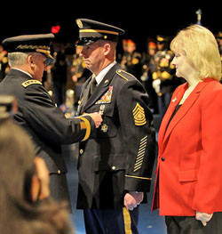 ... of the Army Kenneth O. Preston during Preston’s retirement ceremony