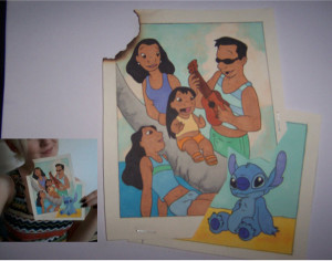 Lilo and Stitch family photo by ccootttt