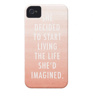 Ombre Quote iPhone 4/4S Case