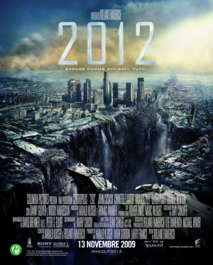 Poster italiano con Los Angeles per il disaster movie 2012