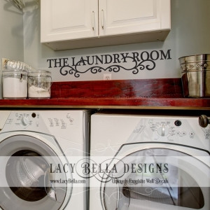 Laundry Definition vinyl lettering home decor wall sticker quote decal