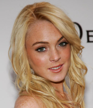 Lindsay Lohan Inverted Face