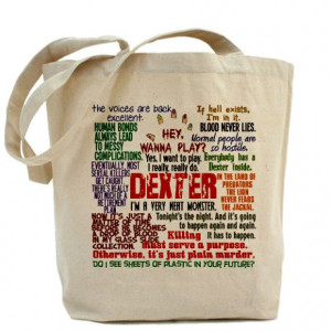 ... Favorite Serial Killer Bags & Totes > Best Dexter Quotes Tote Bag