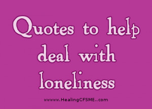 Bible quotes about loneliness