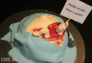12 Creepiest Baby Shower Cakes