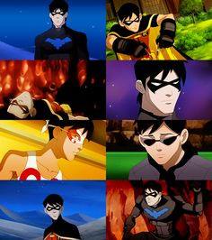 Nightwing And Robin Young Justice As robin, as nightwing,