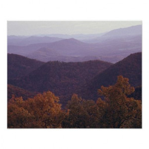 Blue Ridge Mountains, Virginia. Poster