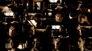 The Vampire Diaries TV Show damon and stefan 1x14