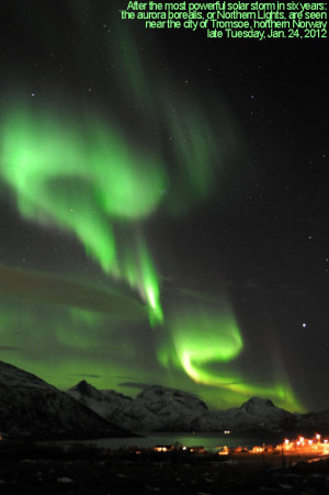 ... of northern lights after the most powerful solar storm in six years