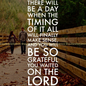 For everything there is a season,