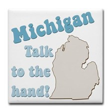 Michigan State Tile Coaster for