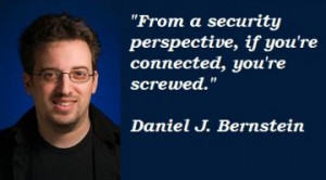 Daniel J. Bernstein's quote