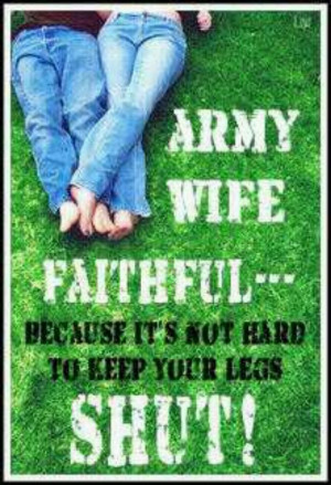 So tired of the military wife stereotype!