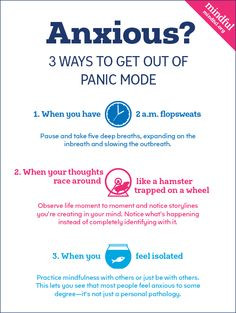 How to get out of panic mode More