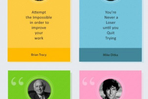 Best Motivational Quotes by Famous Personalities Infographic