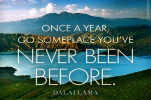 Travel Quote of the Week: On Traveling to New Places