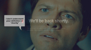 cass, castiel, funny, gsayour, lol, misha collins, shortly ...