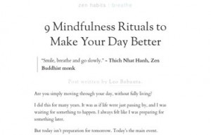Zen Buddhist Monk 9 Mindfulness Rituals To Make Your Day Better ...
