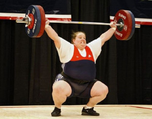 Of course, not all big women are strong. Just like not all thin people ...