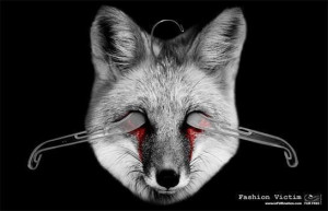 The real fashion victim..Please,stop buying fur!