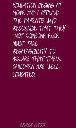 All parents are responsible for their child's education, no matter how ...