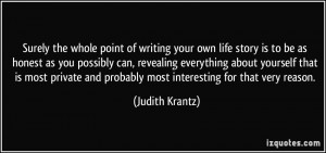 More Judith Krantz Quotes