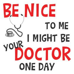 be_nice_your_doctor_greeting_card.jpg?height=250&width=250&padToSquare ...