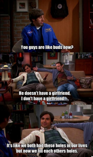 The Big Bang Theory On Having Another Male Roommate.