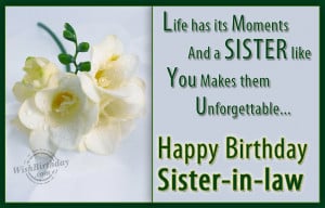 funny sister in law birthday quotes