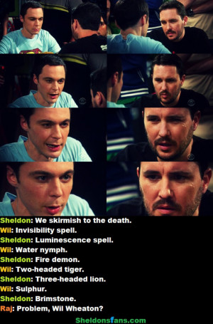 We skirmish to the death.