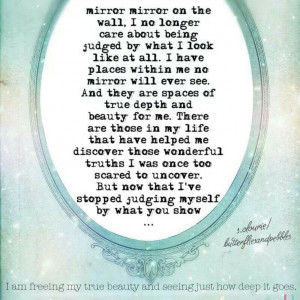 Mirror mirror on the wall