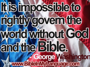 It is Impossible to Rightly Govern the World without God and the Bible