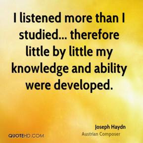 Joseph Haydn Quotes