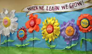 When we learn we grow! — Fun with Flowers at School.