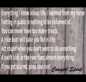 Too funny! #Cowgirl #Spirit #Way #Quote #Comic #Funny #Horse