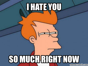 Generate a meme using Futurama Fry