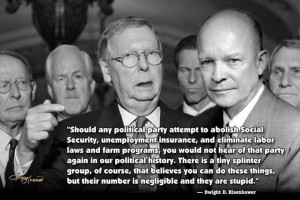 President Eisenhower Tells The Truth