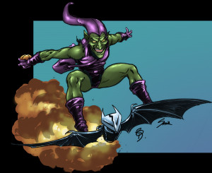 Green Goblin vs Batman Beyond Nov 18, 2011 22:40:01 GMT -5
