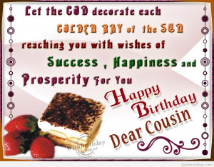 Happy birthday cousin cards, messages, quotes, images