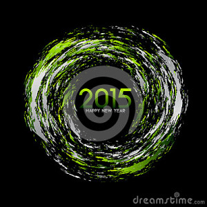 Abstract Background - Happy New Year 2015.